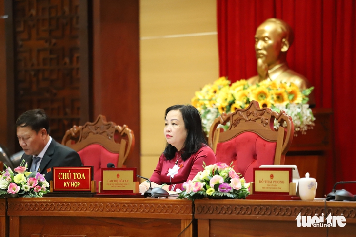 Bà Cao Thị Hòa An làm chủ tịch HĐND tỉnh Đắk Lắk mới - Ảnh 1.