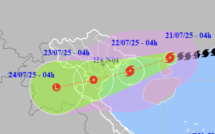 Bão số 3 cách Quảng Ninh 220km, khả năng mạnh thêm 1-2 cấp trên vịnh Bắc Bộ - Ảnh 2.