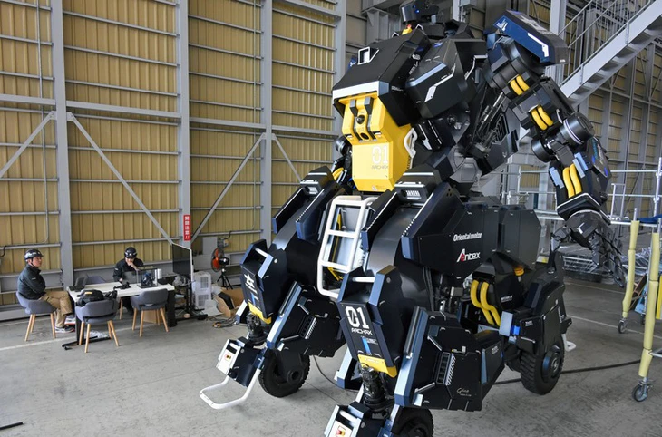 Nhật Bản phát triển robot cứu hộ khổng lồ hình người - Ảnh 1. Nhật Bản phát triển robot cứu hộ khổng lồ hình người - Ảnh 1.