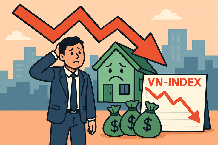 Vụ đề xuất đánh thuế 20% lãi bán bất động sản: Cổ phiếu địa ốc còn lao dốc? - Ảnh 1.