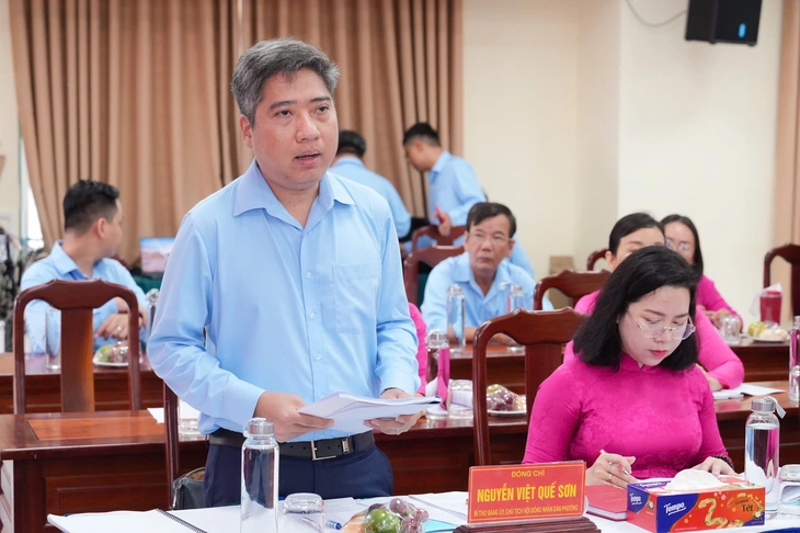 Ông Nguyễn Thanh Nghị làm việc phường Bình Hưng Hòa về chuẩn bị đại hội đảng lần đầu- Ảnh 2. Nguyễn Thanh Nghị - Ảnh 2.