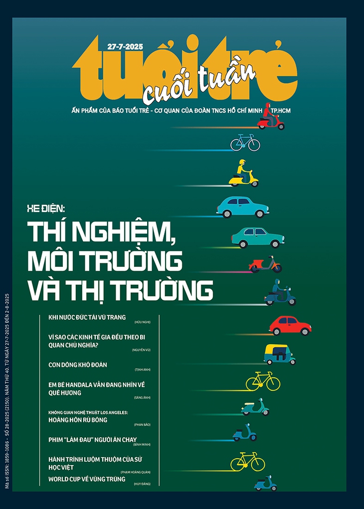 Tuổi Trẻ Cuối Tuần số 28-2025: Xe điện: Thí nghiệm, môi trường và thị trường - Ảnh 1.