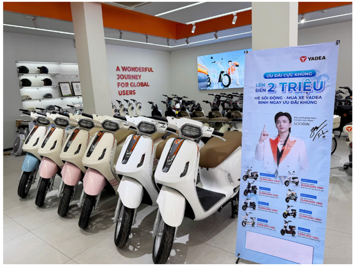 Yadea hỗ trợ người tiêu dùng chuyển đổi phương tiện xanh - Ảnh 2.