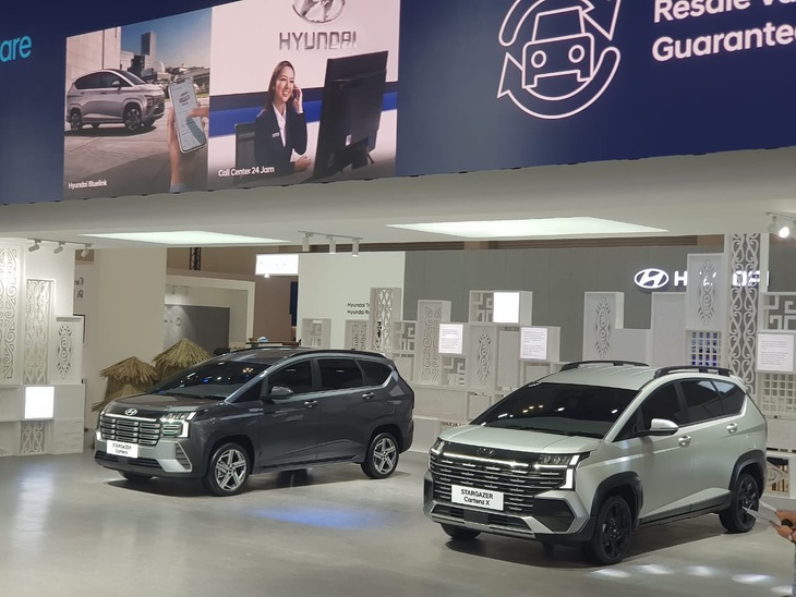 Hyundai Stargazer 2025 ra mắt ĐNÁ: Giá quy đổi từ 433 triệu đồng, thiết kế tinh chỉnh, thêm trang bị chưa có ở Việt Nam- Ảnh 2. Hyundai Stargazer - Ảnh 1.