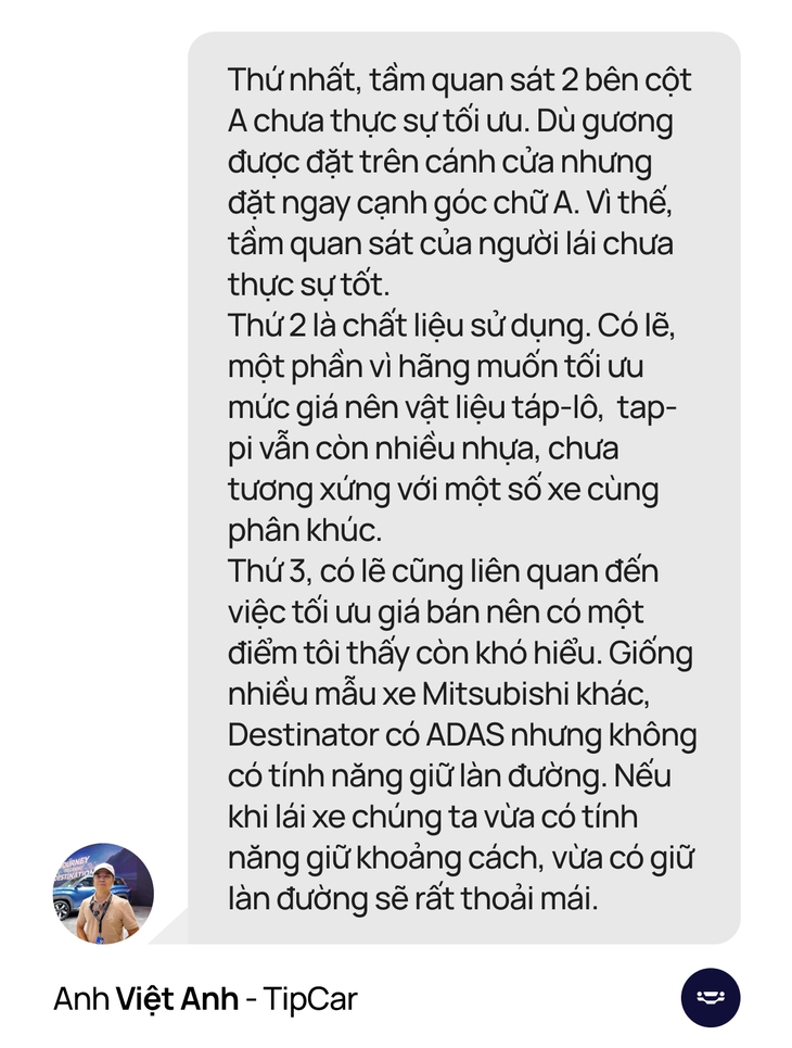 Thích, chưa thích gì trên Mitsubishi Destinator, đây là 10 câu trả lời kèm giá kỳ vọng của các KOL Việt đầu tiên được trải nghiệm trực tiếp từ Indonesia!- Ảnh 26. Mitsubishi Destinator - Ảnh 26.