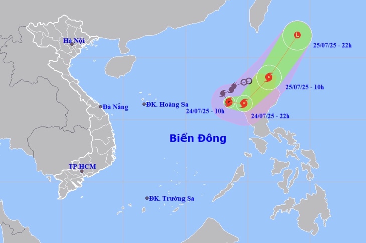 Vì sao bão Cỏ May đi ngược ra biển, khác với quy luật thông thường? - Ảnh 1.