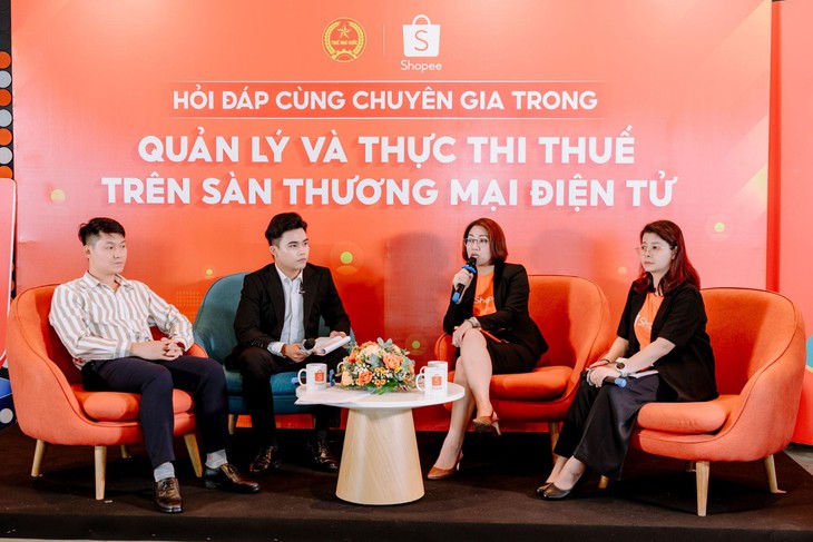 Shopee hỗ trợ người bán tuân thủ chính sách thuế mới - Ảnh 1. Shopee hỗ trợ người bán tuân thủ chính sách thuế mới - Ảnh 1.