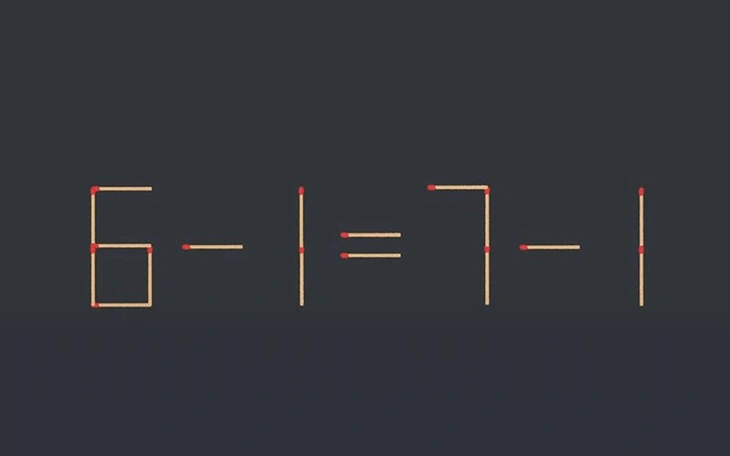 Thử tài IQ: Di chuyển một que diêm để 9-1=5-3 thành phép tính đúng - Ảnh 9.