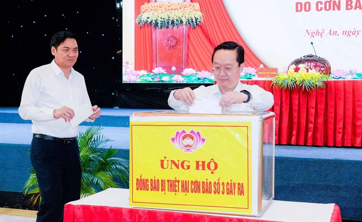 Nghệ An chỉ còn một xã cô lập do mưa lũ - Ảnh 4.