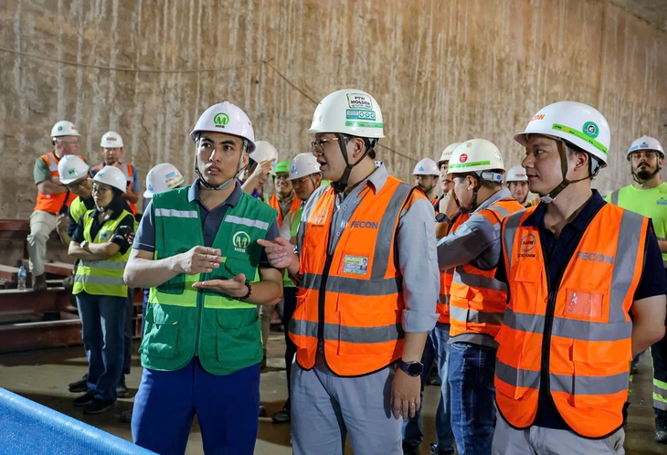 Máy đào hầm dự án metro Nhổn - ga Hà Nội đã đào tới ga Văn Miếu - Ảnh 2.