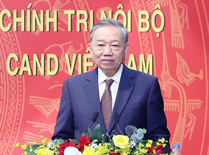 Tổng Bí thư Tô Lâm: Đổi mới mạnh mẽ tư duy, hướng triển khai bảo vệ an ninh chính trị nội bộ - Ảnh 1.