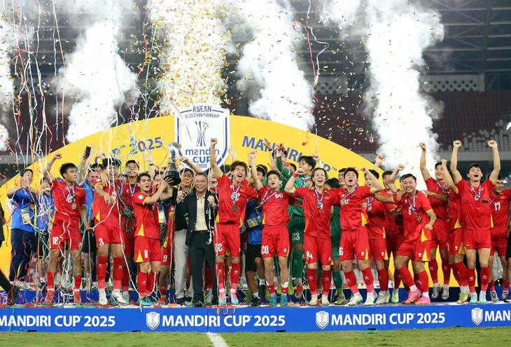 Hạ Indonesia, U23 Việt Nam lần thứ 3 liên tiếp vô địch Đông Nam Á - Ảnh 1.