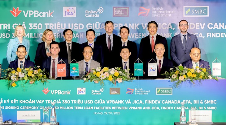 VPBank và các đối tác quốc tế ký khoản vay hợp vốn 350 triệu USD - Ảnh 1.