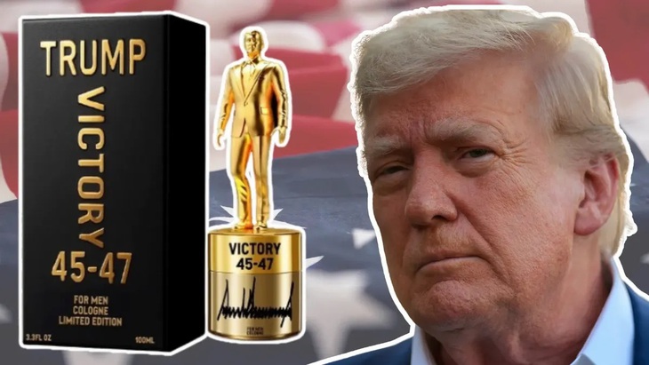 Ông Trump công bố loại nước hoa mới mang tên Victory 45-47? - Ảnh 1.