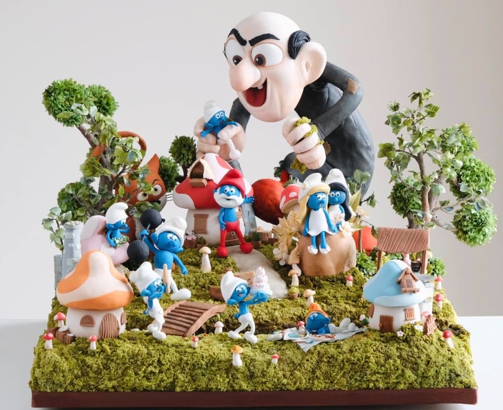 Xứ sở thần tiên Wonderland trong chiếc huy chương vàng cuộc thi làm bánh quốc tế - Ảnh 1.