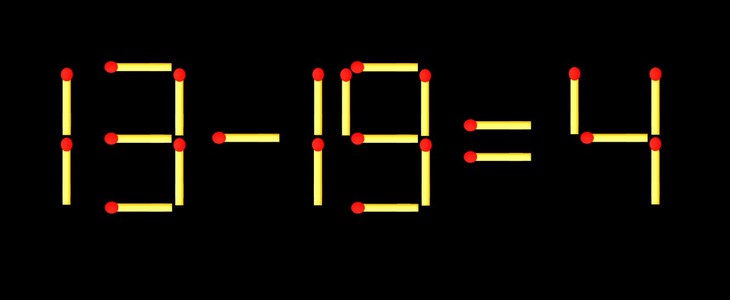 Thử tài IQ: Di chuyển một que diêm để 2-9=34 thành phép tính đúng - Ảnh 3.