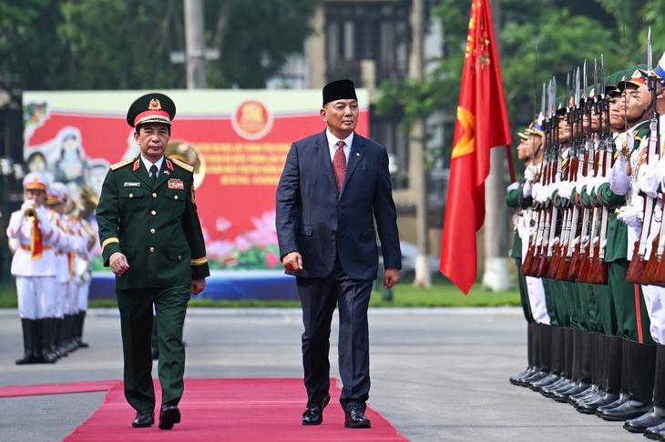 Đại tướng Phan Văn Giang hội đàm với Bộ trưởng Bộ Quốc phòng Indonesia - Ảnh 1.