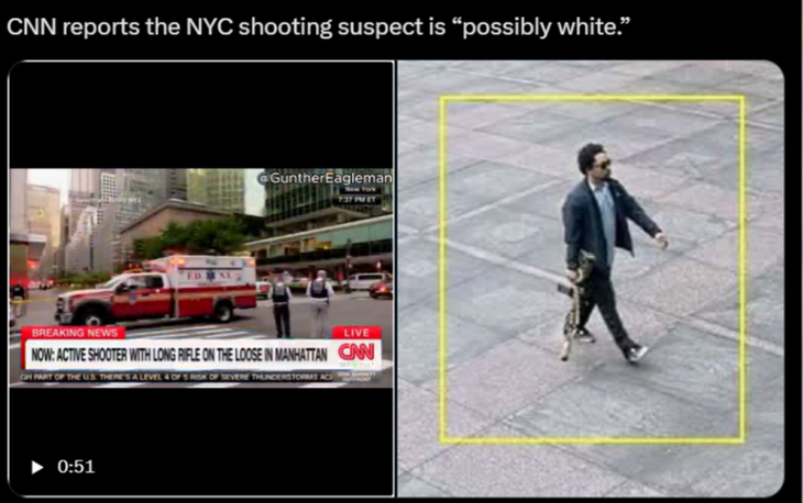 Đài CNN bị chỉ trích vì 'xác định chủng tộc sai' nghi phạm xả súng ở New York - Ảnh 1.