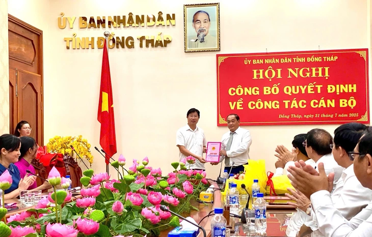 Tổng biên tập báo Ấp Bắc và Đài phát thanh - truyền hình Tiền Giang làm phó giám đốc sở - Ảnh 1.