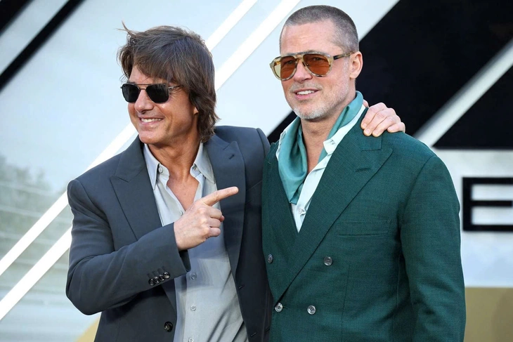 Brad Pitt hé lộ lý do Tom Cruise bỏ vai trong Ford v Ferrari, nuôi hy vọng tái hợp ở F1 phần 2 - Ảnh 1. Brad Pitt - Ảnh 1.