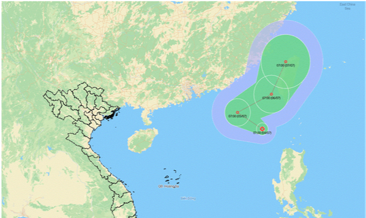 áp thấp nhiệt đới - Ảnh 1.