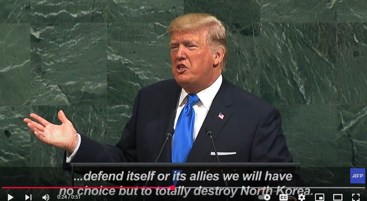 Ông Trump có đe dọa ‘phá hủy’ Triều Tiên nếu can dự căng thẳng Trung Đông không? Ông Trump có đe dọa ‘phá hủy’ Triều Tiên nếu can dự căng thẳng Trung Đông không?