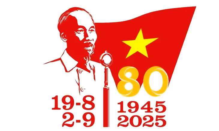 Mẫu logo chính thức cho hoạt động kỷ niệm 80 năm Cách mạng Tháng Tám và Quốc khánh 2-9 - Ảnh 1.