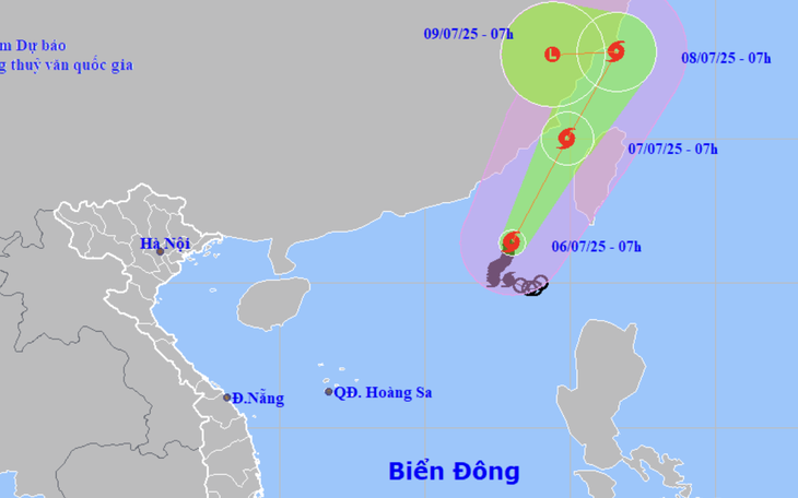Bão số 2 tiếp tục tăng cấp, gió mạnh cấp 12, giật cấp 15 - Ảnh 4.