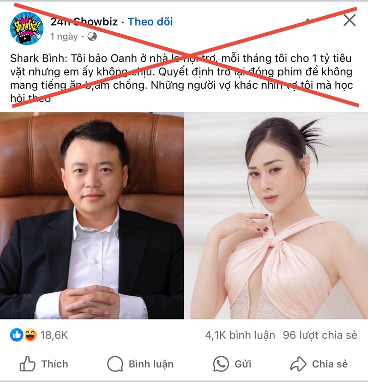 Vừa trở lại đóng phim Phương Oanh đã phải ‘cảnh báo tin giả, tin bẩn’ - Ảnh 1.