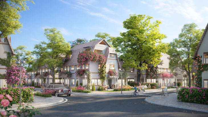 ‘Đảo châu Âu’ tại Eco Central Park: Du ngoạn bốn mùa hoa giữa lòng xứ Nghệ - Ảnh 3.