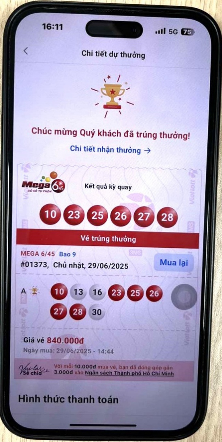Biết trúng vé số Vietlott 127 tỉ, người đàn ông nói ‘cảm giác khá bình tĩnh’ - Ảnh 2.