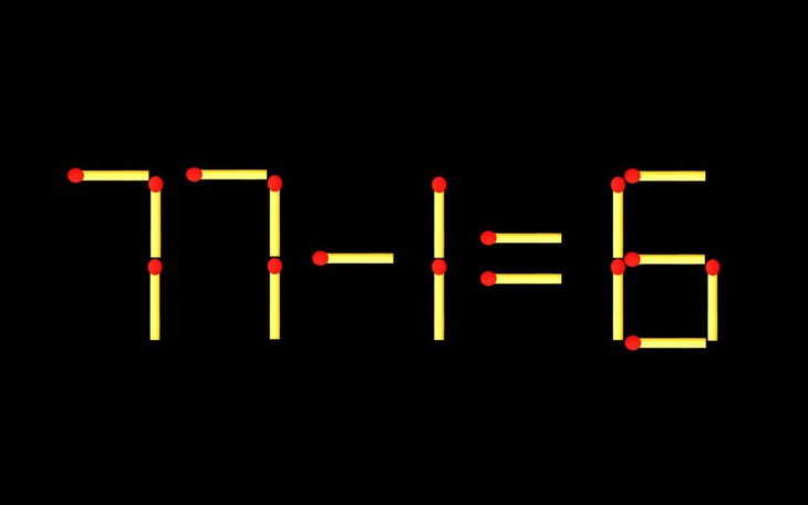 Thử tài IQ: Di chuyển một que diêm để 6+11=6 thành phép tính đúng - Ảnh 9.