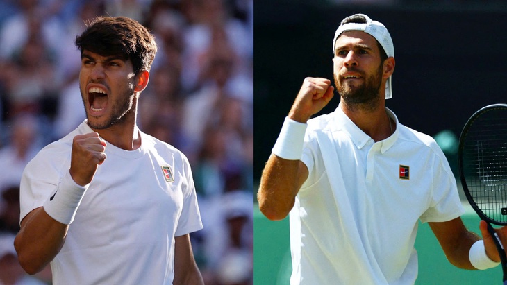 Xác định cặp bán kết đơn nam đầu tiên của Wimbledon 2025 Xác định cặp bán kết đơn nam đầu tiên của Wimbledon 2025