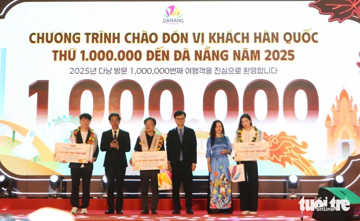 Đà Nẵng cán mốc 1 triệu lượt khách du lịch Hàn Quốc trong năm 2025 - Ảnh 1.