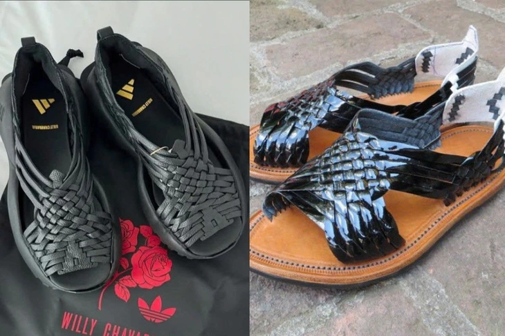 Adidas bị chỉ trích vì đạo nhái thiết kế dép truyền thống Mexico - Ảnh 1. Adidas - Ảnh 1.