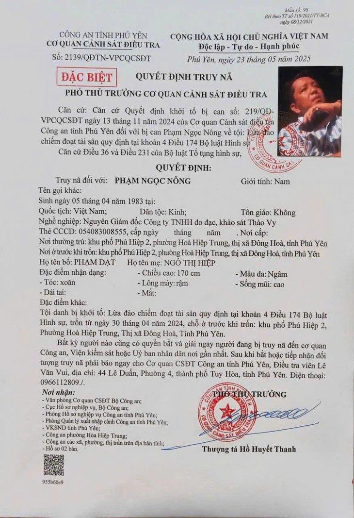 Nguyên giám đốc công ty đo đạc đầu thú sau hơn 2 tháng trốn truy nã- Ảnh 2.