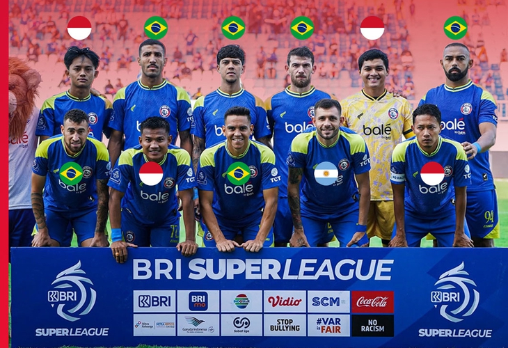 'CLB Brazil' thi đấu ở Giải vô địch bóng đá Indonesia - Ảnh 1.