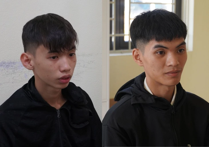 Triệu tập 2 thanh niên giả danh công an chặn xe vòi tiền người đi đường - Ảnh 1.