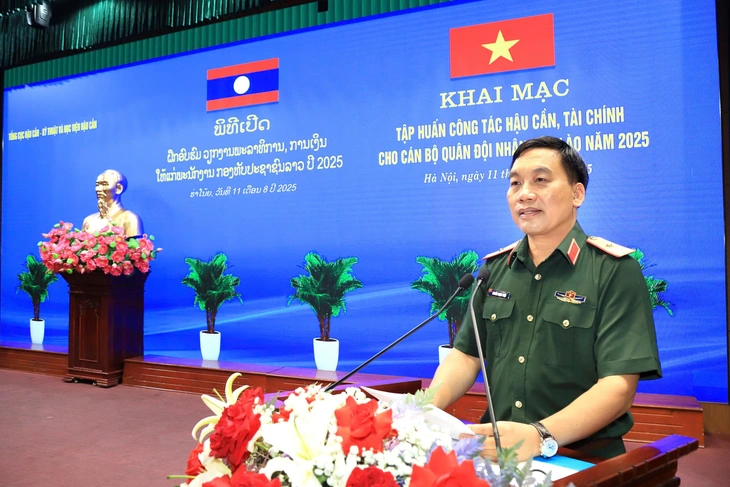 Việt Nam tập huấn công tác hậu cần, tài chính cho quân đội Lào - Ảnh 1.