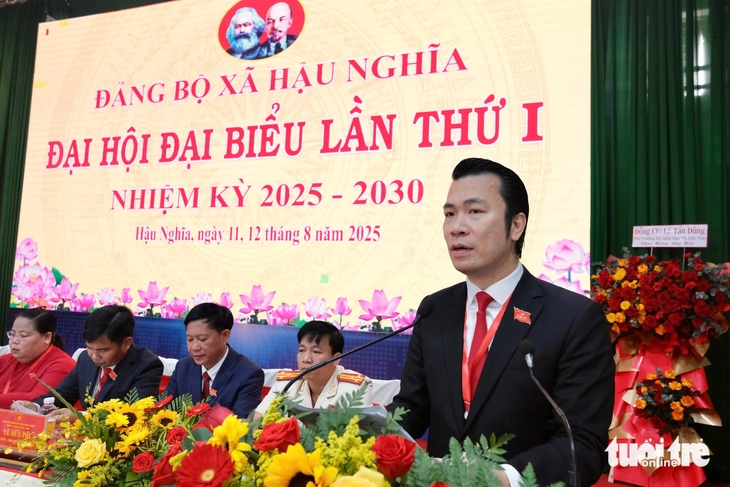 Ông Trương Tấn Sơn làm Bí thư Đảng ủy xã Hậu Nghĩa, Tây Ninh - Ảnh 1.