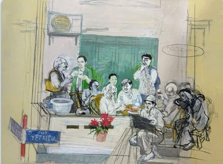 Nhớ Đỗ Hữu Huề, người say mê vẽ Bác Hồ thăm lớp vỡ lòng - Ảnh 10. Đỗ Hữu Huề - Ảnh 7.