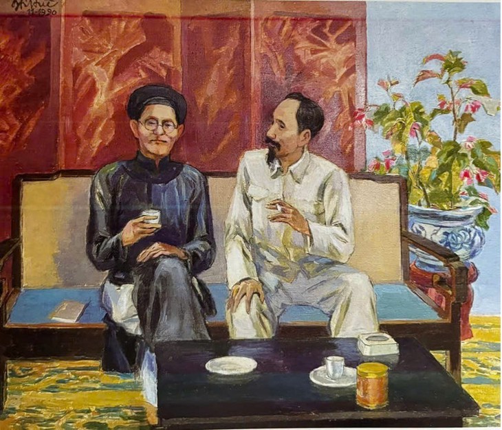 Nhớ Đỗ Hữu Huề, người say mê vẽ Bác Hồ thăm lớp vỡ lòng - Ảnh 7. Nhớ Đỗ Hữu Huề, người vẽ Bác Hồ thăm lớp vỡ lòng - Ảnh 7.