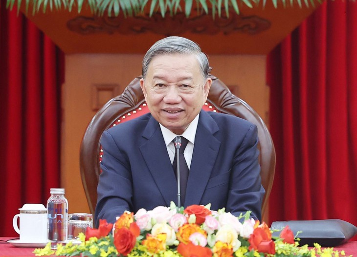 Thư chúc mừng của Tổng Bí thư Tô Lâm nhân kỷ niệm 80 năm thành lập ngành ngoại giao - Ảnh 1. Thư chúc mừng của Tổng Bí thư Tô Lâm nhân kỷ niệm 80 năm thành lập ngành ngoại giao - Ảnh 1.
