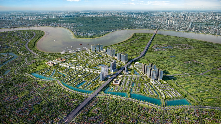Sống nơi sông nước rì rào, cây xanh bạt ngàn và gần Hà Nội - Ảnh 1.