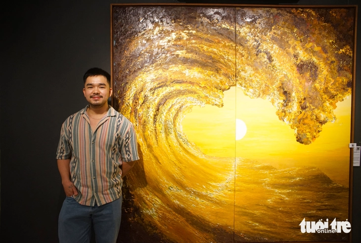 Nhạc sĩ Phạm Hải Âu lần đầu triển lãm tranh cùng họa sĩ Nguyễn Thanh Vũ - Ảnh 2.