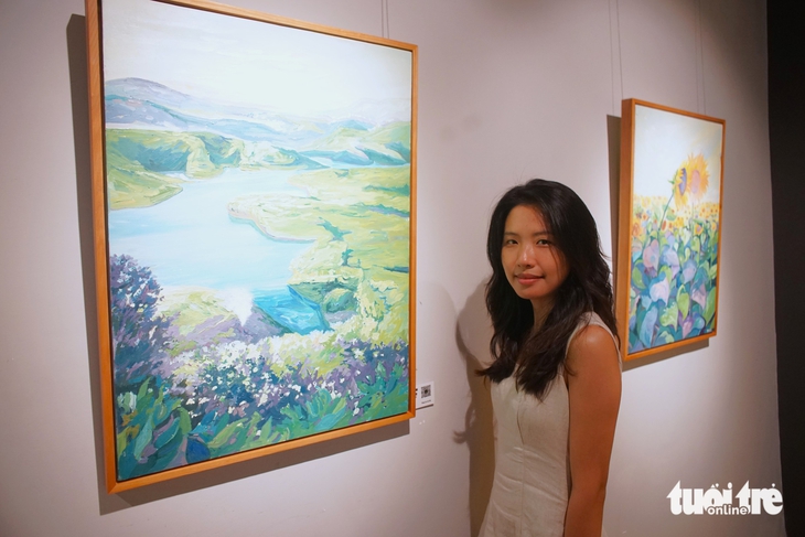 Nhạc sĩ Phạm Hải Âu lần đầu triển lãm tranh cùng họa sĩ Nguyễn Thanh Vũ - Ảnh 5.