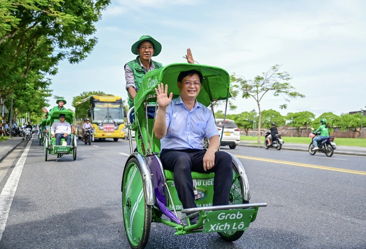 GRAB xích lô - Ảnh 1.