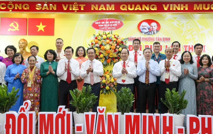 Ông Nguyễn Văn Được: 'Phường Tân Định và 167 phường, xã phải là tế bào khỏe mạnh của TP.HCM' - Ảnh 1.