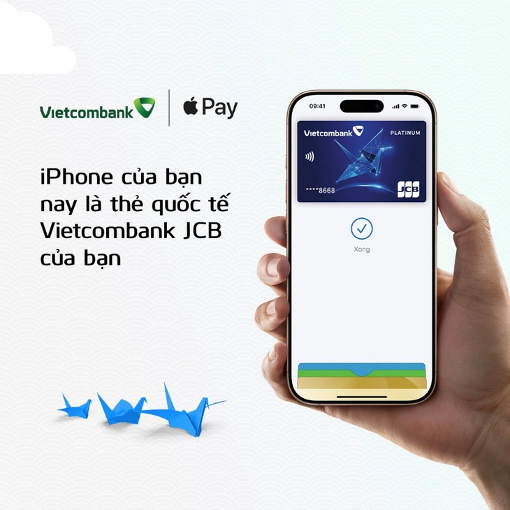 Vietcombank tiếp tục giới thiệu Apple Pay đến chủ thẻ quốc tế Vietcombank JCB - Ảnh 1.