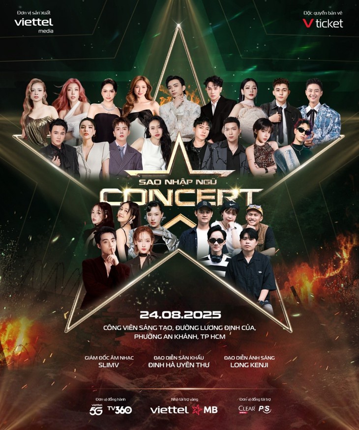 Sao Nhập Ngũ concert tháng 8 ở TP.HCM: Khủng từ dàn sao tới F5 hàng đầu của sân khấu - Ảnh 1.